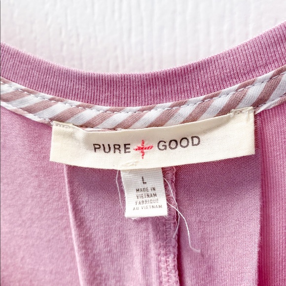 Anthropologie Pure + Good Oversized Lilac Tunic Size XS - Picture 4 of 5